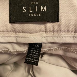 WHBM beige ankle pants size 12 short